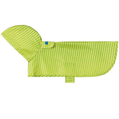 RC Dog Packable Rain Poncho Halftone Green  Poncho  | PetMax Canada