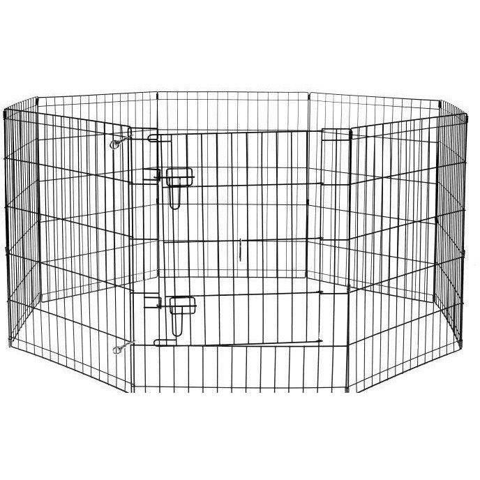 Bud'Z Exercise Dog Pen With Door - 24" x 24" - Exercise Pens - Bud'Z - PetMax Canada