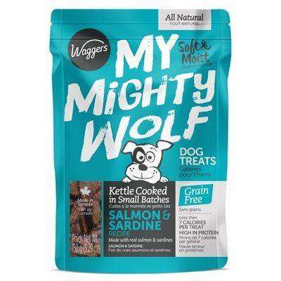 Waggers My Mighty Wolf Dog Treats Salmon  Dog Treats  | PetMax Canada