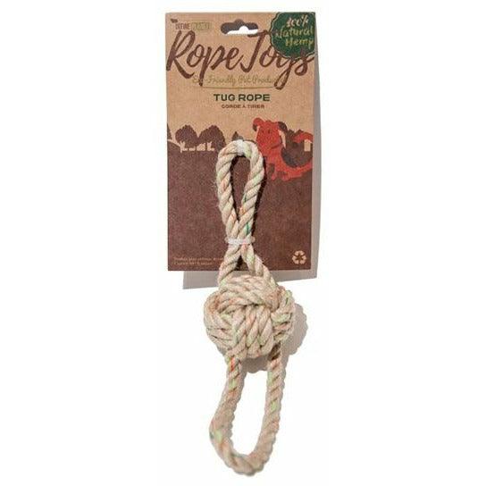 Define Planet Dog Hemp Rope Tug - Small - Dog Toys - Define Planet - PetMax Canada