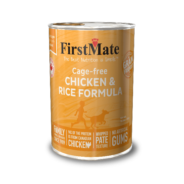 FirstMate Grain Friendly Cage-Free Chicken & Rice Canned Dog Food  Canned Dog Food  | PetMax Canada