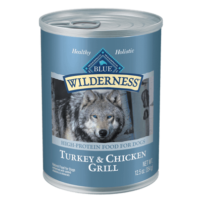 Blue Buffalo Wilderness Canned Dog Food Turkey & Chicken  Canned Dog Food  | PetMax Canada