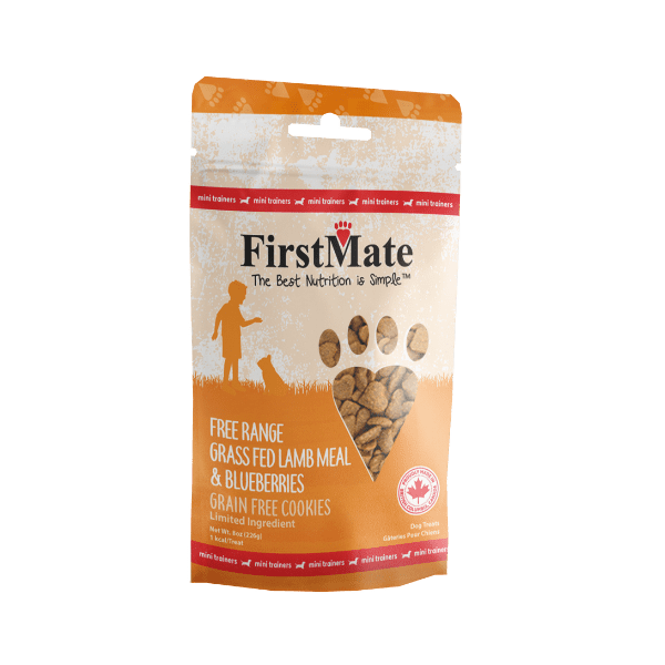 FirstMate Lamb With Blueberry Mini Trainers Dog Treats  Dog Treats  | PetMax Canada