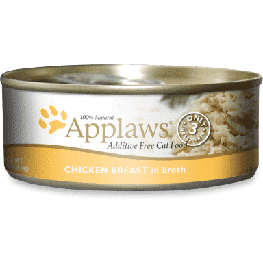 Applaws Canned Cat Food Chicken Breast In Broth  Canned Cat Food  | PetMax Canada
