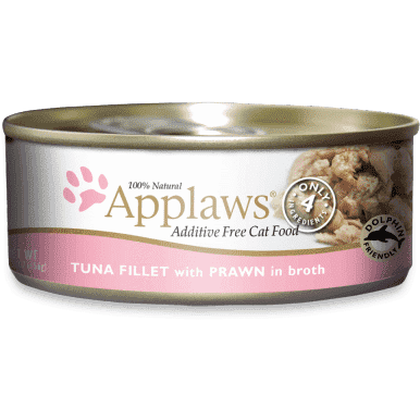 Applaws Tuna Fillet With Prawn Canned Cat Food  Canned Cat Food  | PetMax Canada