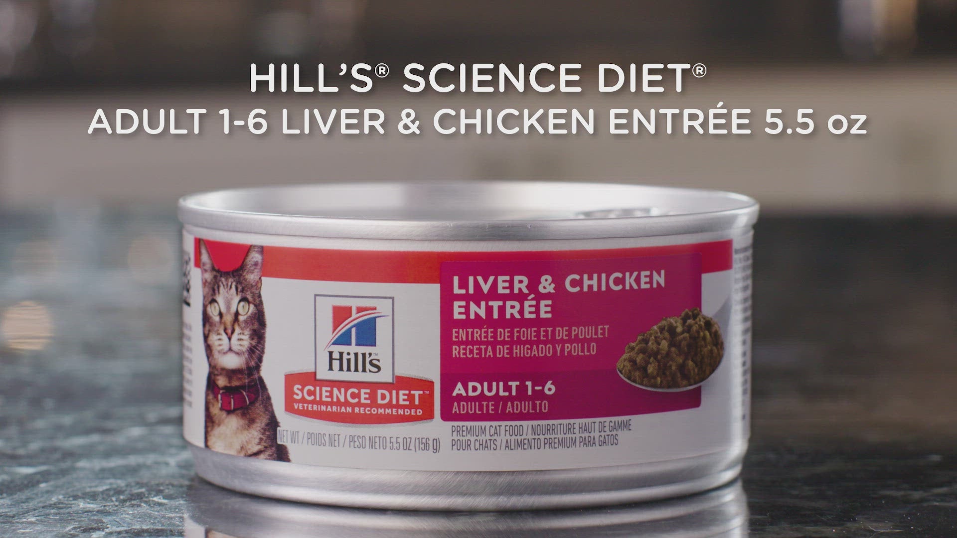 Nourriture en conserve pour chats Hill's Science Diet Adult Foie et Poulet