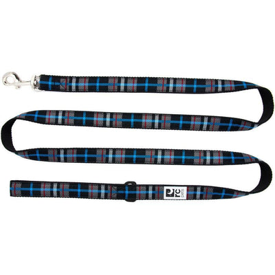 RC Dog Leash Black Twill Plaid - 3/4" x 6' - Leashes - RC Pet Products - PetMax Canada