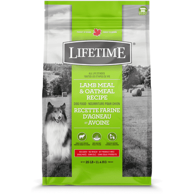 Lifetime All Life Stages Dog Food Lamb & Oatmeal  Dog Food  | PetMax Canada