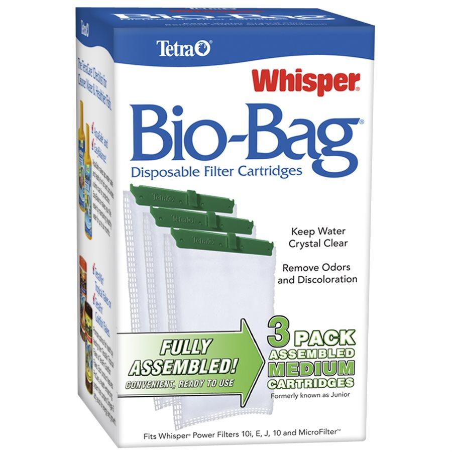 Tetra Whisper Bio-Bag Cartridge Medium 3 Pack Filters Medium 3 Pack | PetMax Canada