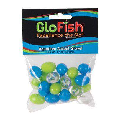 GloFish Gravel Accent 3-Colours: Blue, Green & Clear  Gravel  | PetMax Canada