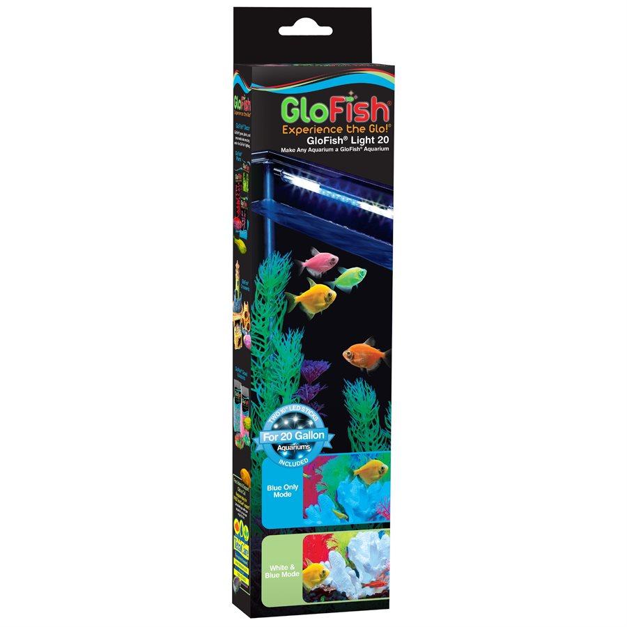 GloFish Light 20 Gallon 2 x 10" White & Blue LED Sticks  Lighting  | PetMax Canada