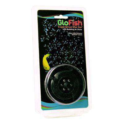 GloFish 6-LED Round Bubbler - Blue  Lighting  | PetMax Canada