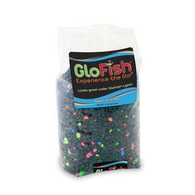 GloFish Gravel Black with Fluorescent Highlights  Gravel  | PetMax Canada