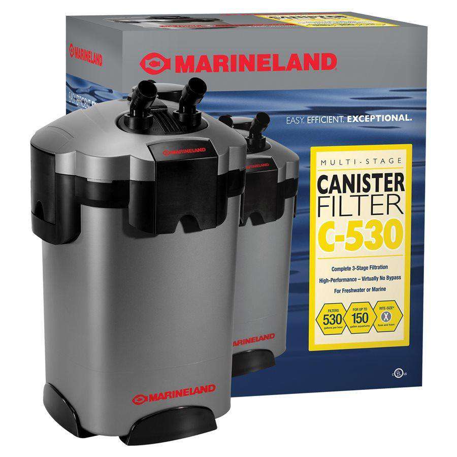 Marineland C-Series 530 GPH Canister Filter 100 - 500 Gallons  Filters  | PetMax Canada