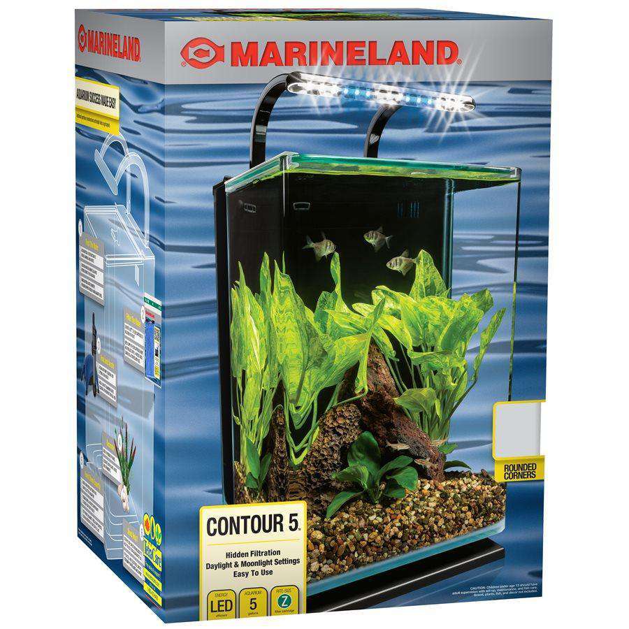 Marineland Contour Rail Light Aquarium Kit  Lighting  | PetMax Canada