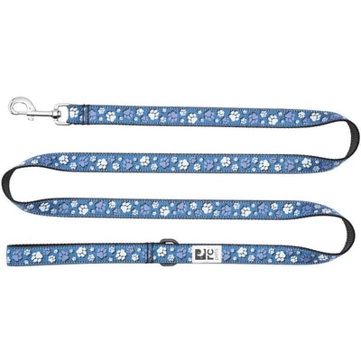 RC Dog Leash Fresh Tracks Blue - 3/4" x 6' - Leashes - RC Pet Products - PetMax Canada