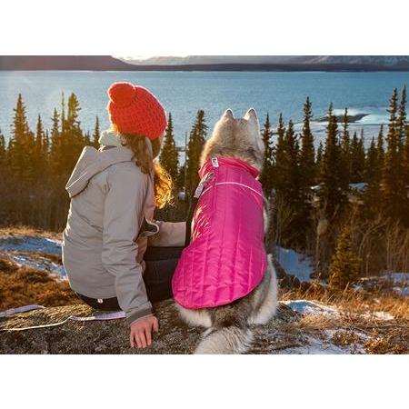 RC Dog Clothing Stratus Puffer Jacket Rose  Coats  | PetMax Canada