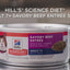 Hill's Science Diet Adult 7+ Savory Beef Canned Cat Food
