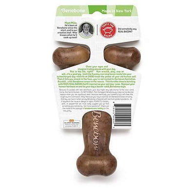 Benebone Wishbone Bacon - Small - Nylon - Benebone - PetMax Canada