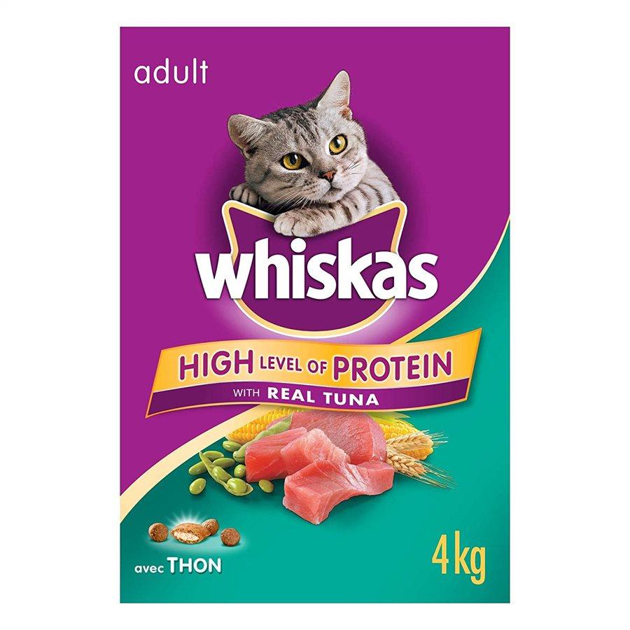 Whiskas Adult Tuna Dry Cat Food - 4 Kg - Cat Food - Whiskas - PetMax Canada