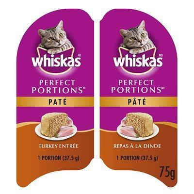 Whiskas Cat Perfect Portions Turkey Pate - 75g - Canned Cat Food - Whiskas - PetMax Canada