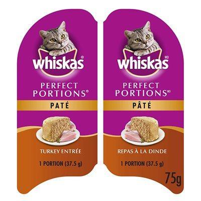 Whiskas Cat Perfect Portions Turkey Pate  Canned Cat Food  | PetMax Canada