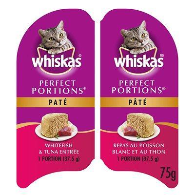 Whiskas Cat Perfect Portions Whitefish Tuna Pate PetMax