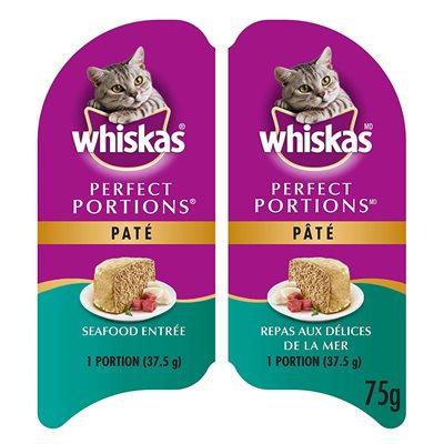 Whiskas Cat Perfect Portions Seafood Pate  Canned Cat Food  | PetMax Canada