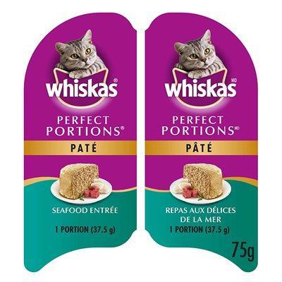 Whiskas Cat Perfect Portions Seafood Pate  Canned Cat Food  | PetMax Canada