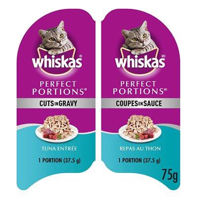 Whiskas Cat Perfect Portions Tuna Cuts In Gravy  Canned Cat Food  | PetMax Canada