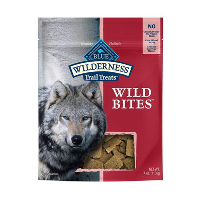 Blue Wilderness Trail Treats Grain Free Salmon Wild Bites  Dog Treats  | PetMax Canada