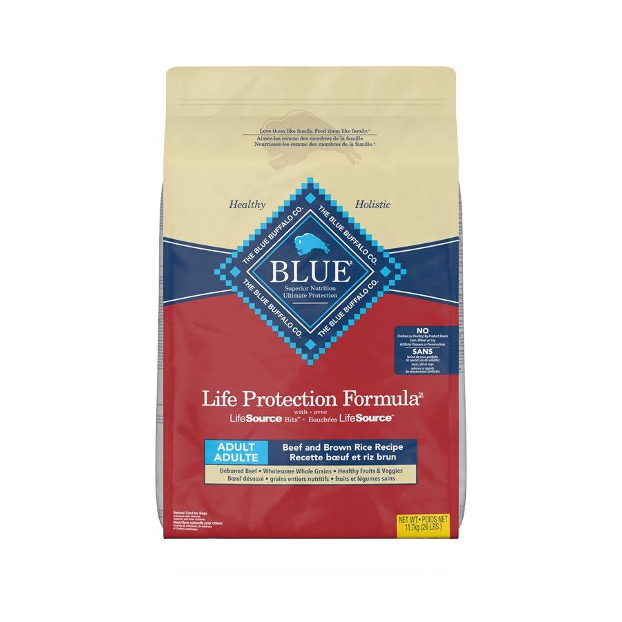 Blue Buffalo Life Protection Adult Beef Dog Food - 2.72 Kg - Dog Food - Blue Buffalo - PetMax Canada