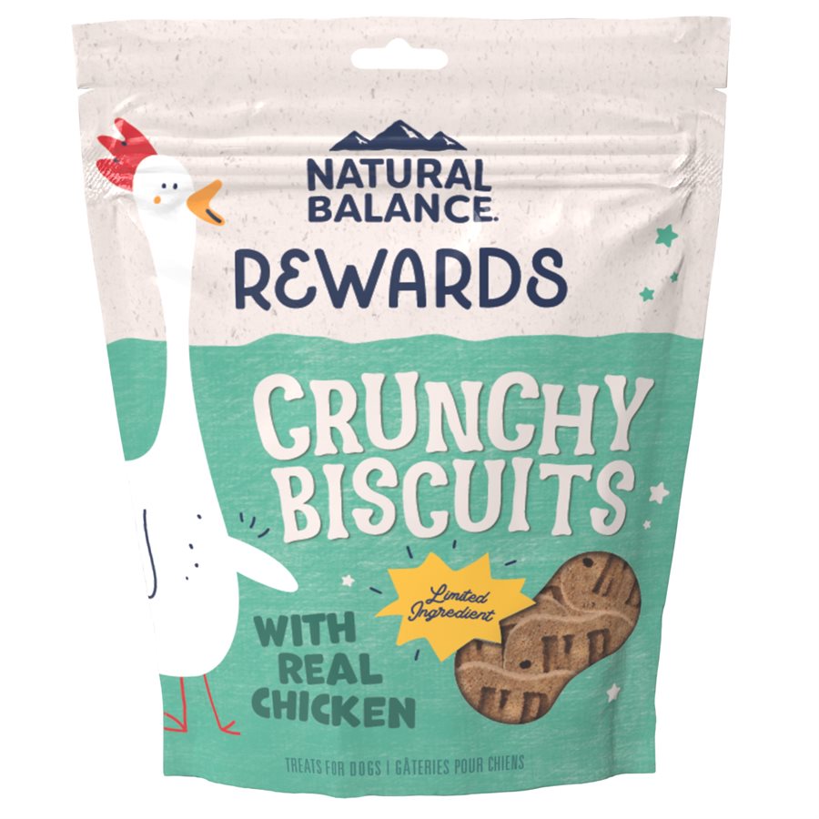 Natural Balance Rewards Crunchy Biscuits With Real Chicken Dog Treats 397g Dog Treats 397g | PetMax Canada