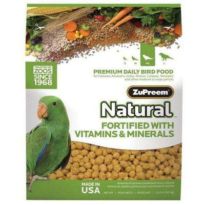 Zupreem Avian Maintenance Natural Parrot Conure  Bird Food  | PetMax Canada