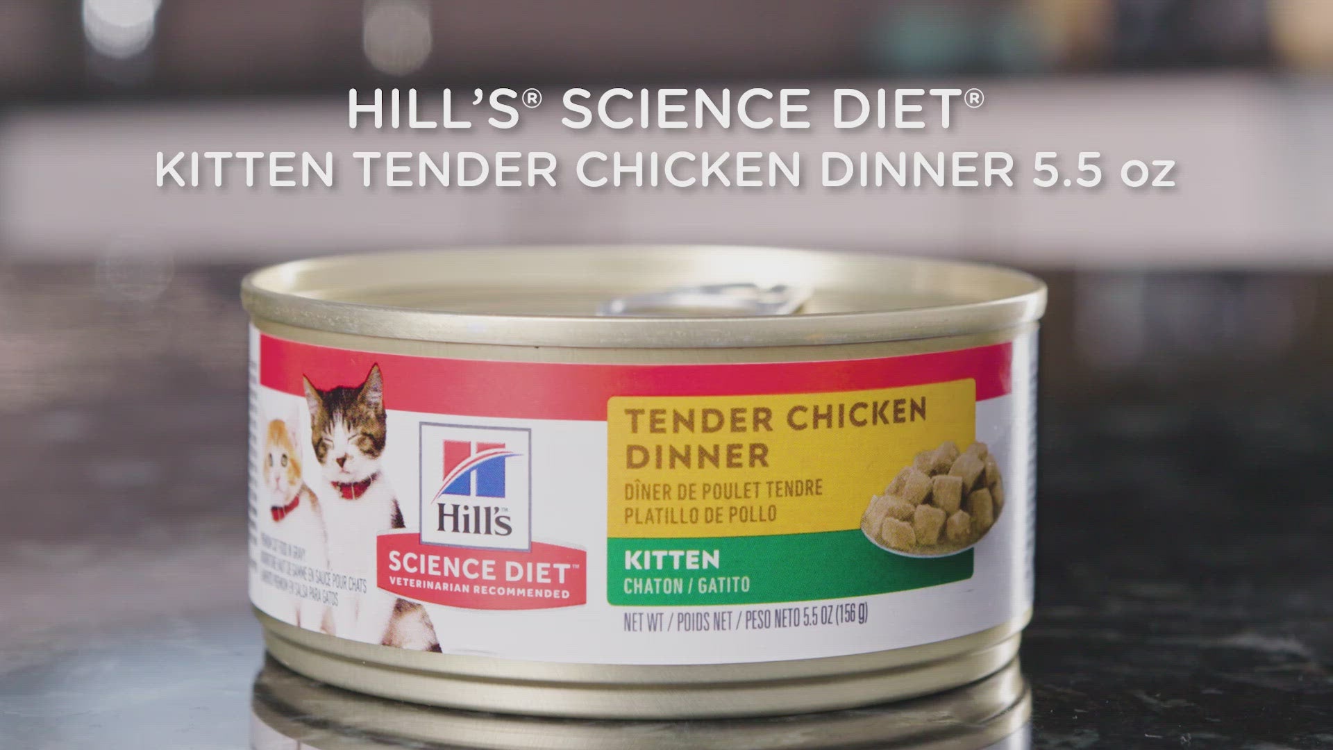 Science Diet Feline Tender Dinners Chaton Poulet 