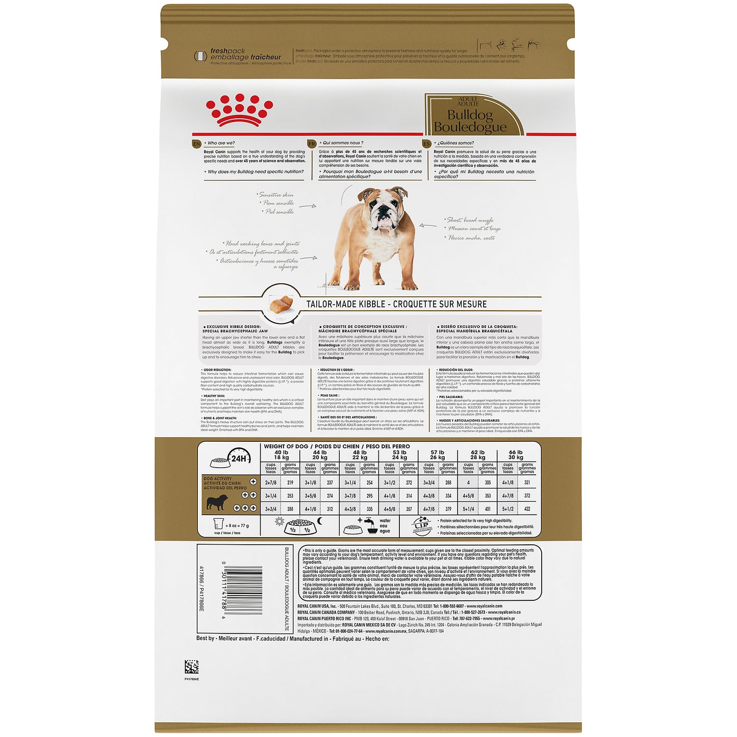 Royal Canin Bulldog Dog Food  Dog Food  | PetMax Canada