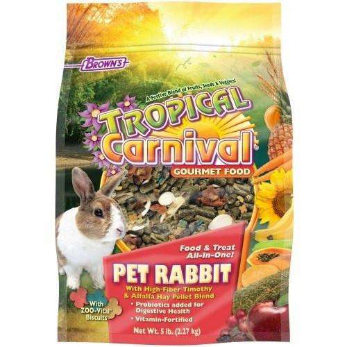 Brown's Tropical Carnival Rabbit Food  Small Animal Food Dry  | PetMax Canada