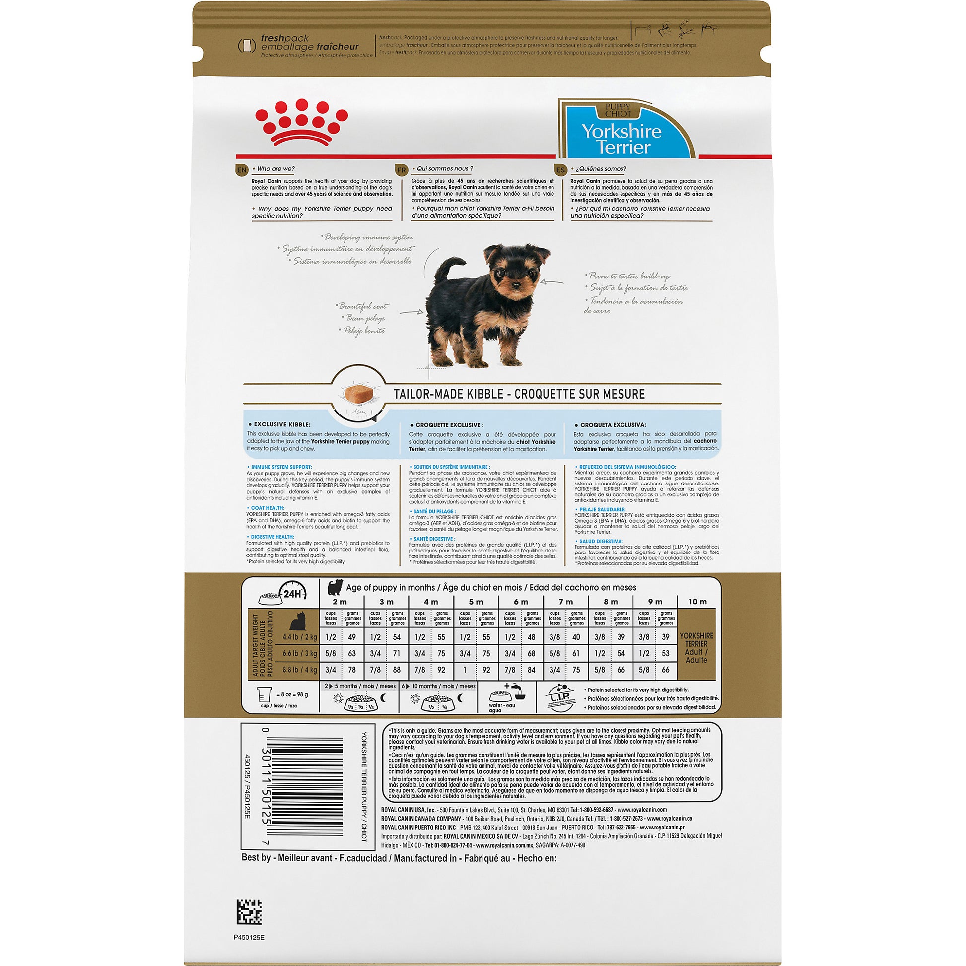 Royal Canin Yorkshire Terrier Puppy Food  Dog Food  | PetMax Canada
