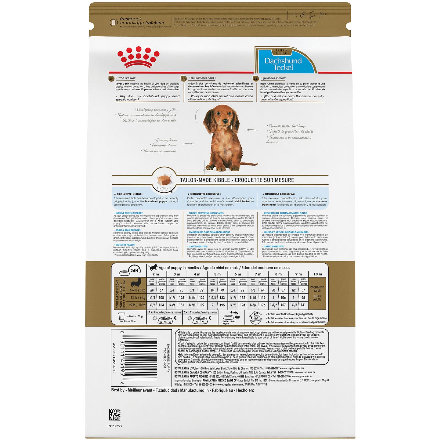 Royal Canin Dachshund Puppy Food  Dog Food  | PetMax Canada