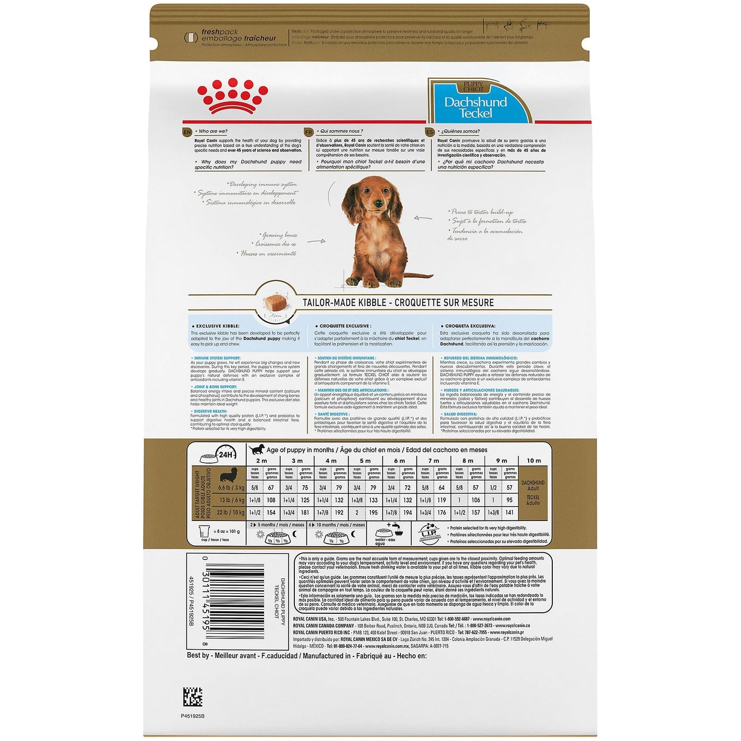 Royal Canin Dachshund Puppy Food  Dog Food  | PetMax Canada