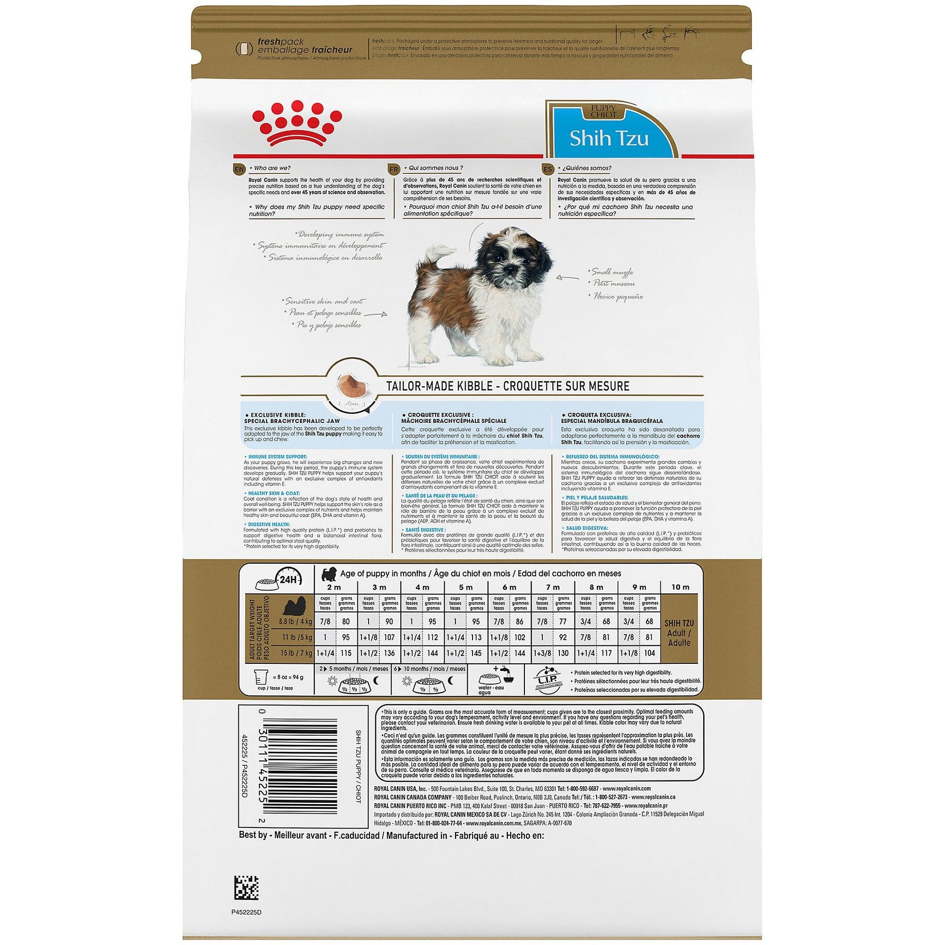 Royal Canin Shih Tzu Puppy Food  Dog Food  | PetMax Canada