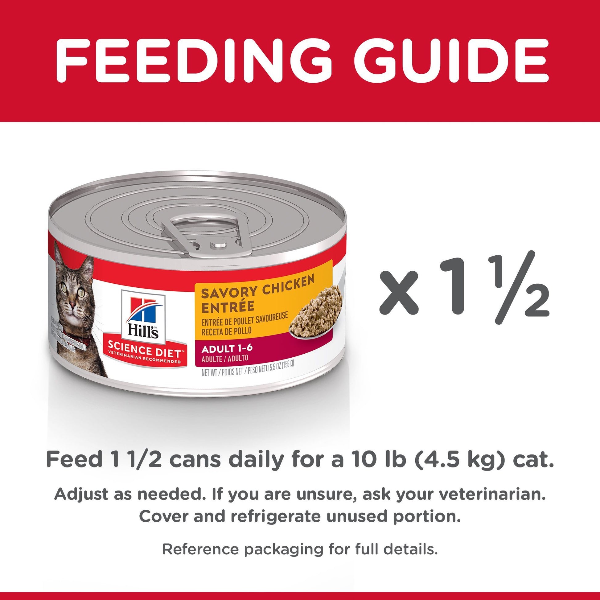 Hill's Science Diet Adult Savory Chicken Canned Cat Food  Canned Cat Food  | PetMax Canada