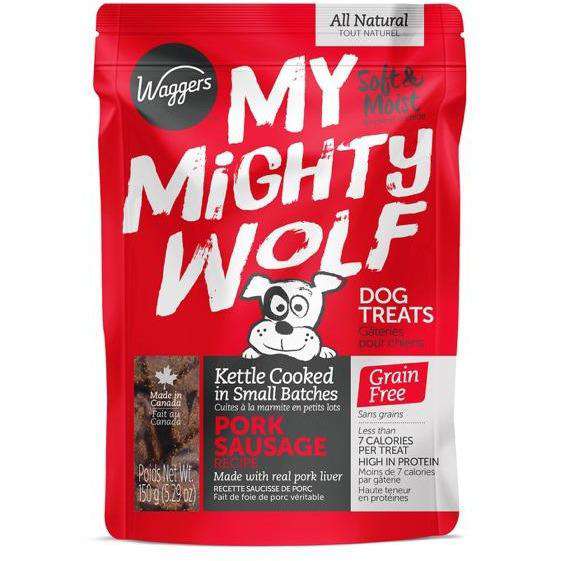 Waggers My Mighty Wolf Dog Treats Pork  Dog Treats  | PetMax Canada