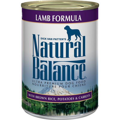 Natural Balance Canned Dog Food Lamb  Canned Dog Food  | PetMax Canada