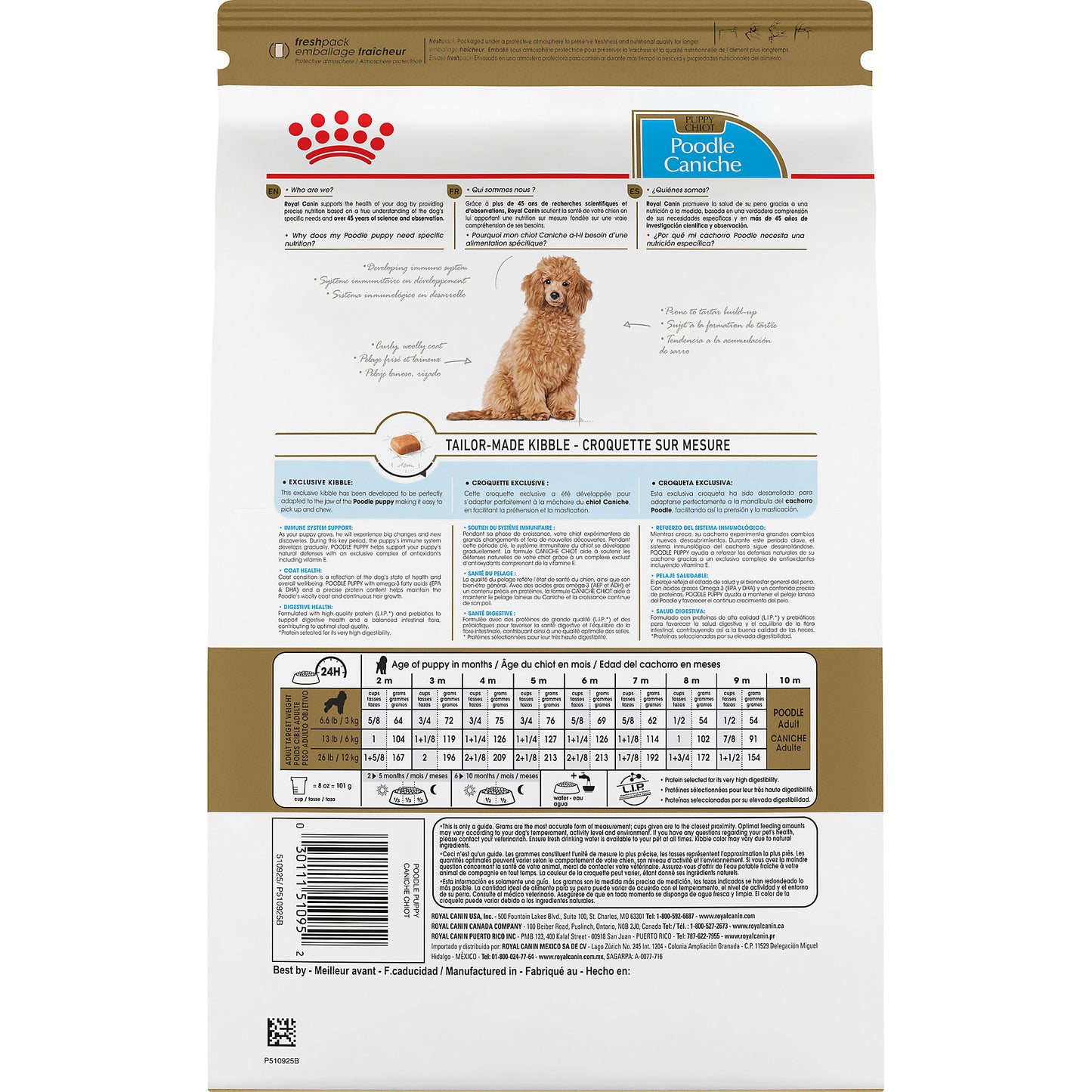 Royal Canin Poodle Puppy Food  Dog Food  | PetMax Canada