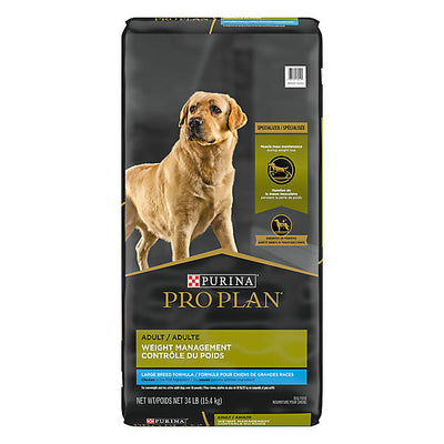 Purina Pro Plan Large Breed Weight Management Dog Food Chicken & Rice Formula  Dog Food  | PetMax Canada