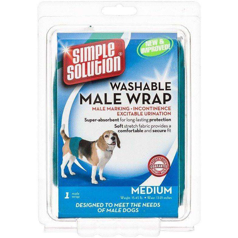 Simple Solution Washable Male Wrap Medium: 7 - 20 Kg Training Products Medium: 7 - 20 Kg | PetMax Canada
