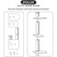Zolux City Cat 3 Cat Scratching Post With 2 Platforms Beige  Cat Scratching Posts  | PetMax Canada