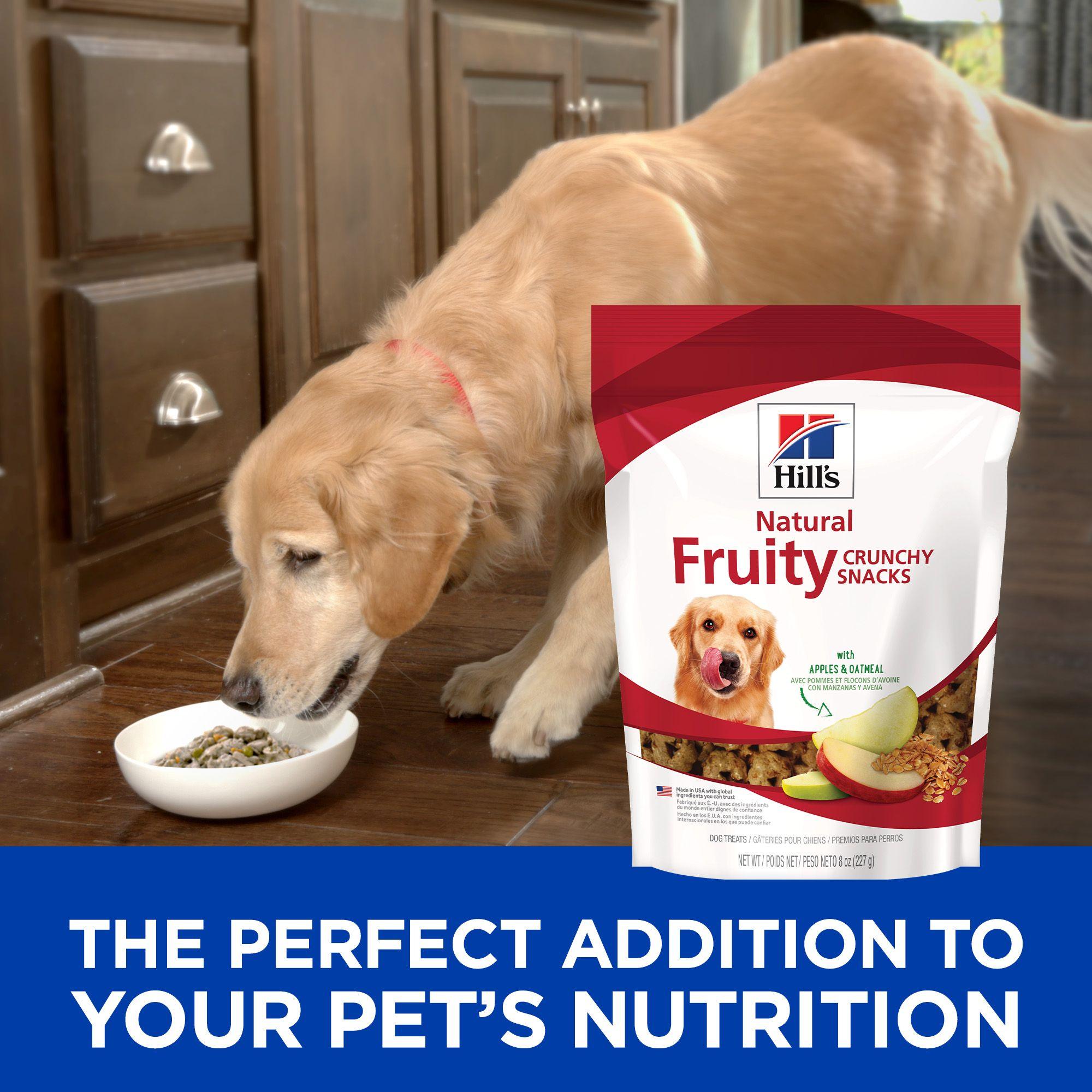 Hill's Science Diet Dog Treats Natural Fruity Apple & Oatmeal - 227g - Dog Treats - Hill's Science Diet - PetMax Canada