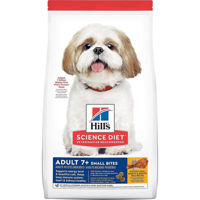 Hill's Science Diet Adult 7+ Small Bites Chicken Meal, Barley & Rice Recipe Dry Dog Food  Dog Food  | PetMax Canada